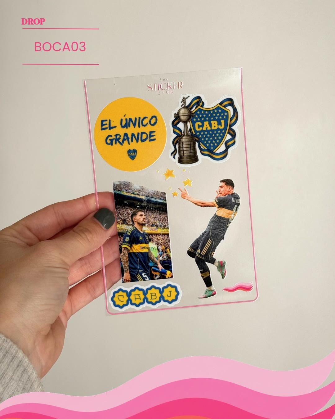 Plancha de stickers BOCA03