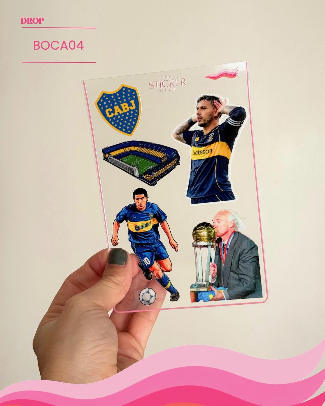 Plancha de stickers BOCA04