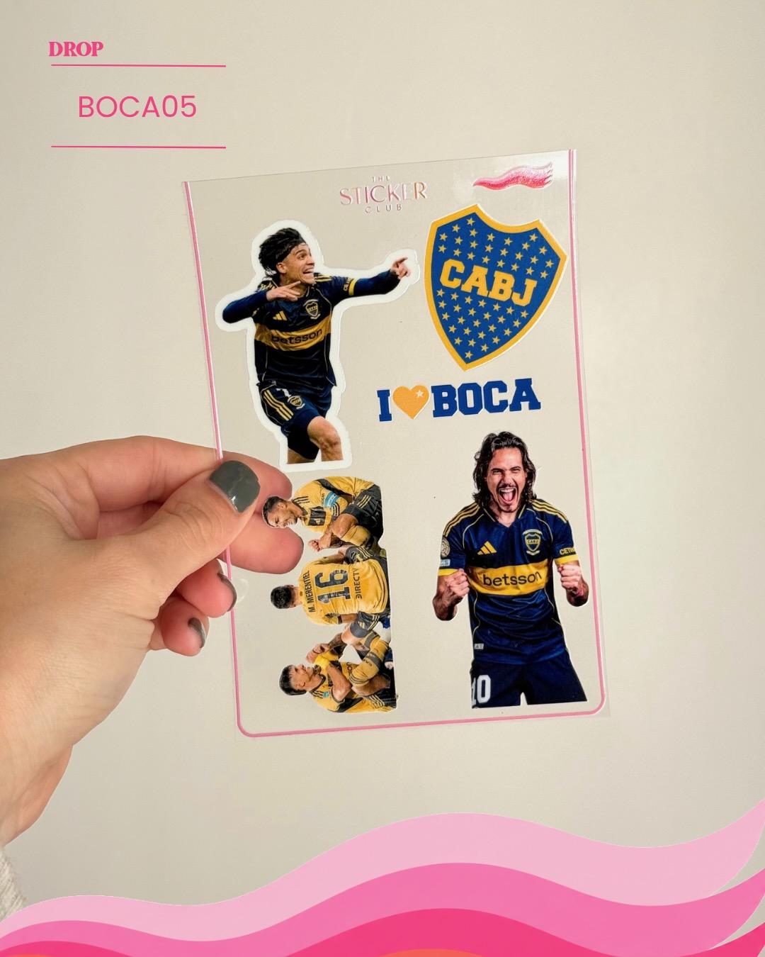 Plancha de stickers BOCA05