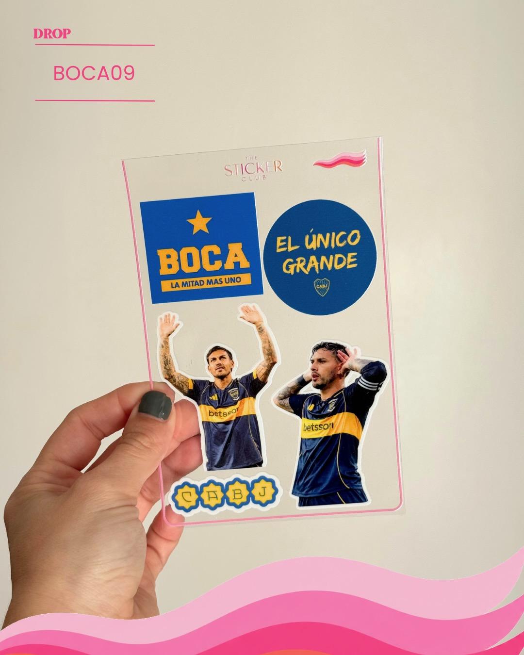 Plancha de stickers BOCA09