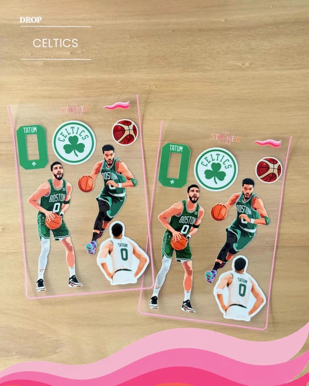 Plancha de stickers CELTICS