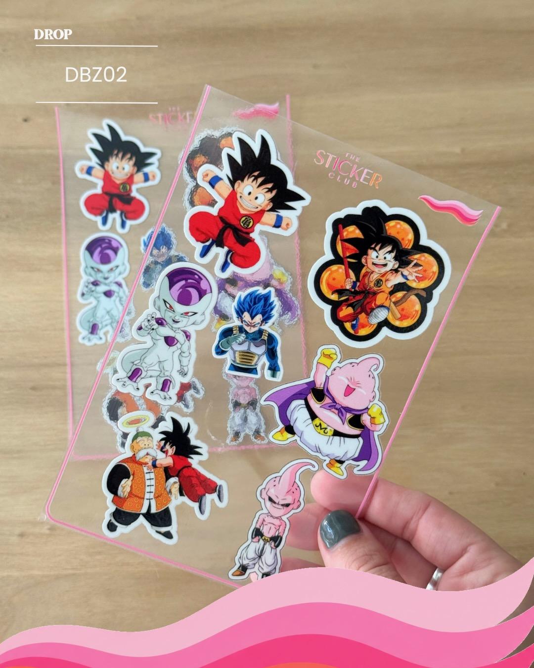 Plancha de stickers DBZ02