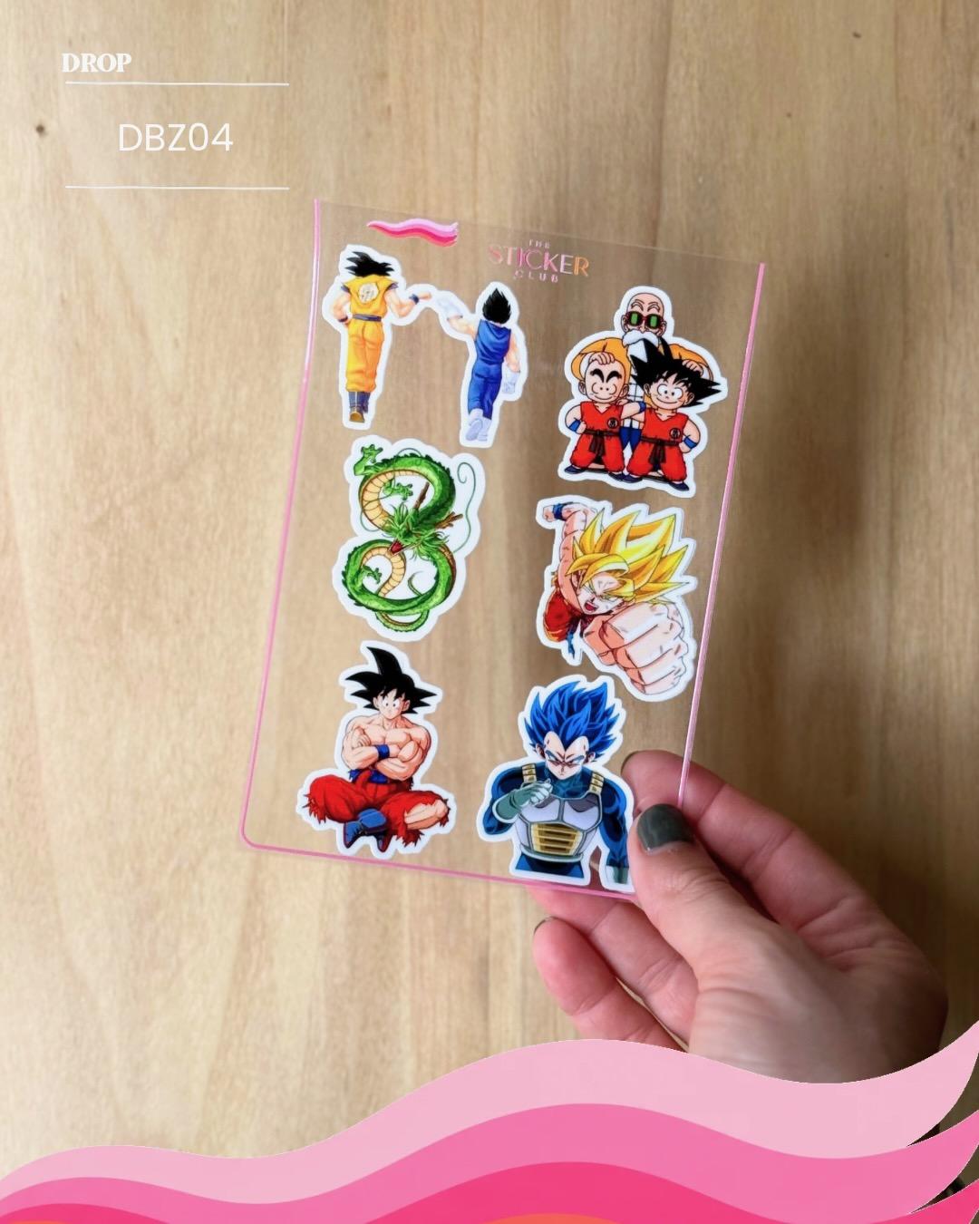Plancha de stickers DBZ04