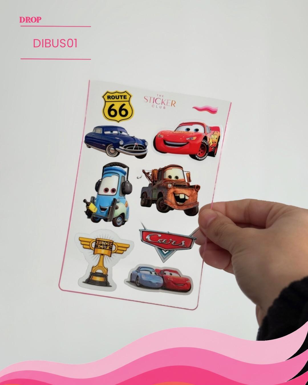 Plancha de stickers DIBUS01