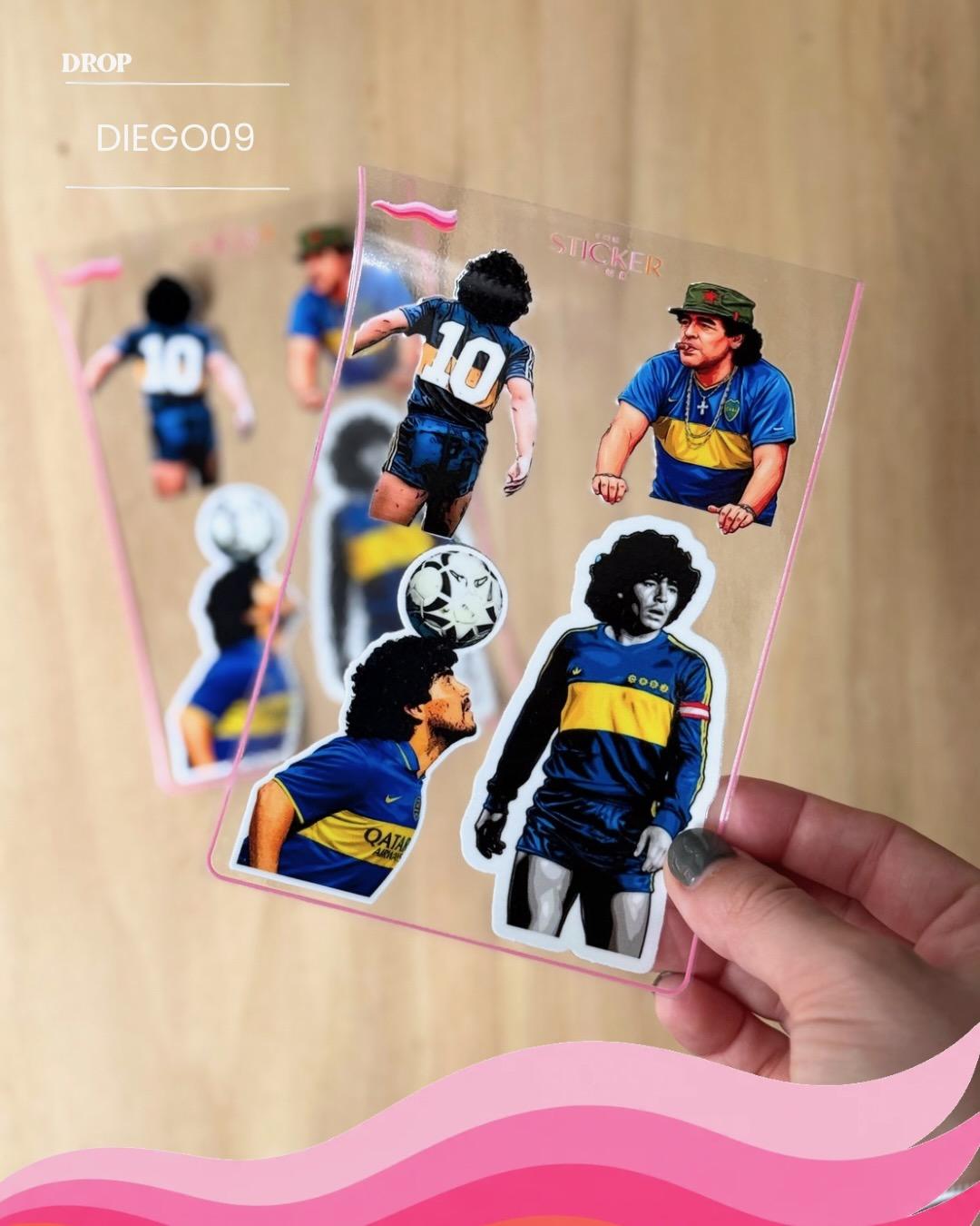 Plancha de stickers DIEGO09