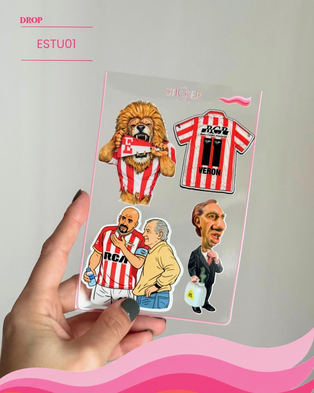 Plancha de stickers ESTU01
