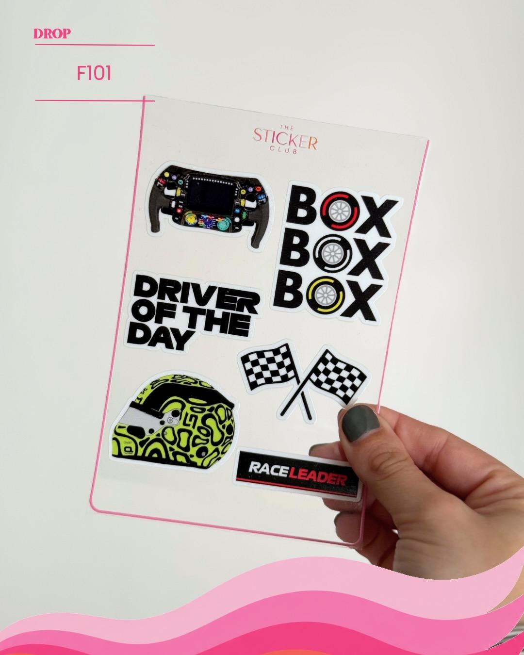 Plancha de stickers F101