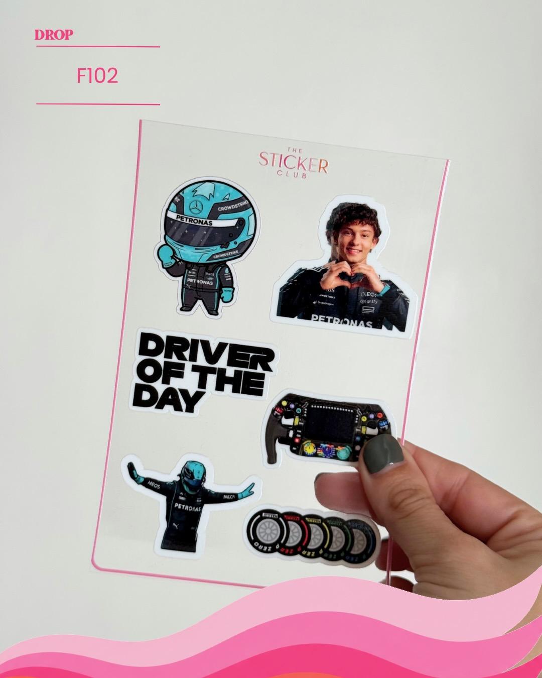 Plancha de stickers F102