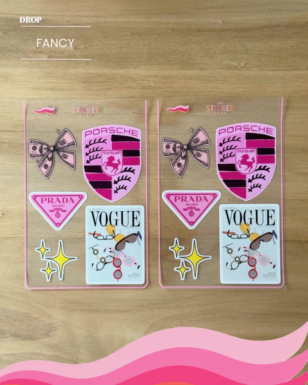 Plancha de stickers FANCY