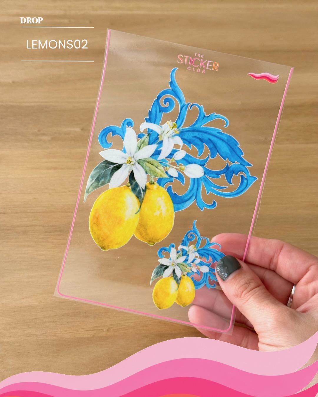 Plancha de stickers LEMONS02