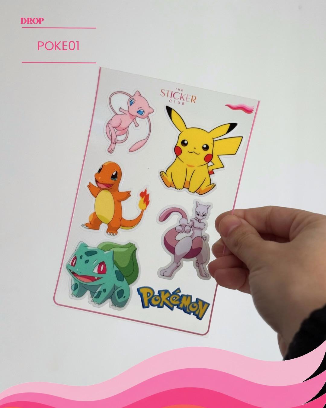 Plancha de stickers POKE01