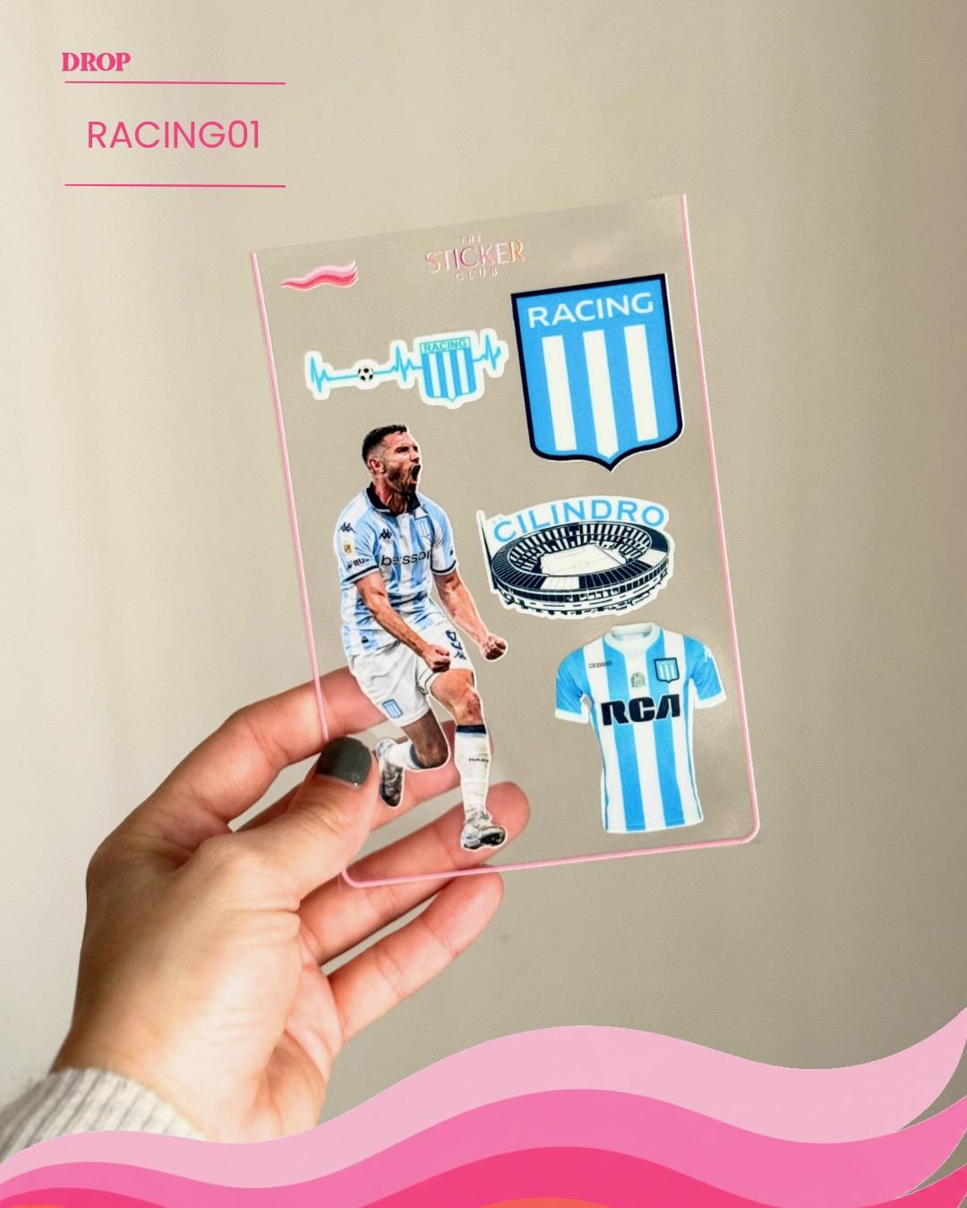 Plancha de stickers RACING01