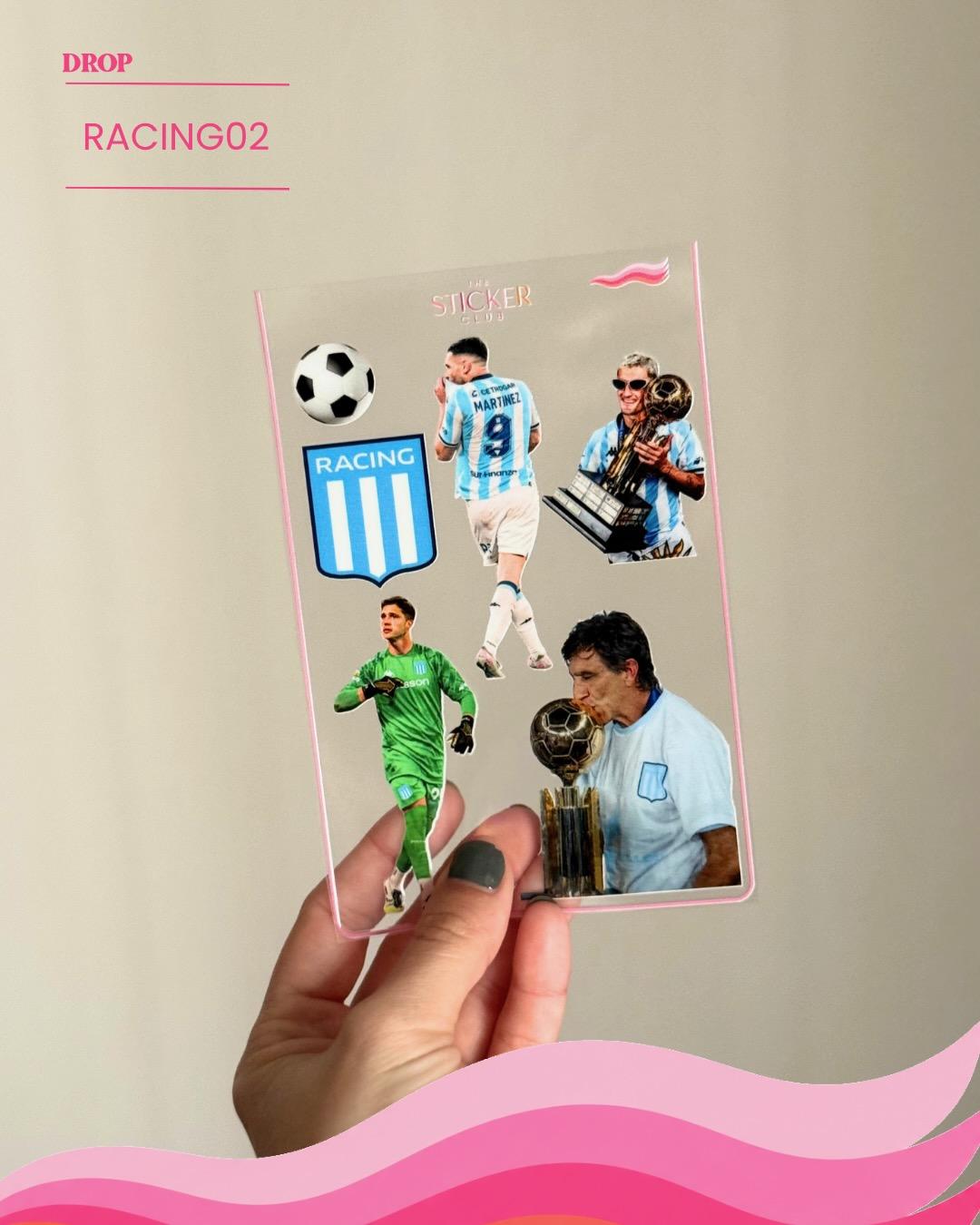 Plancha de stickers RACING02