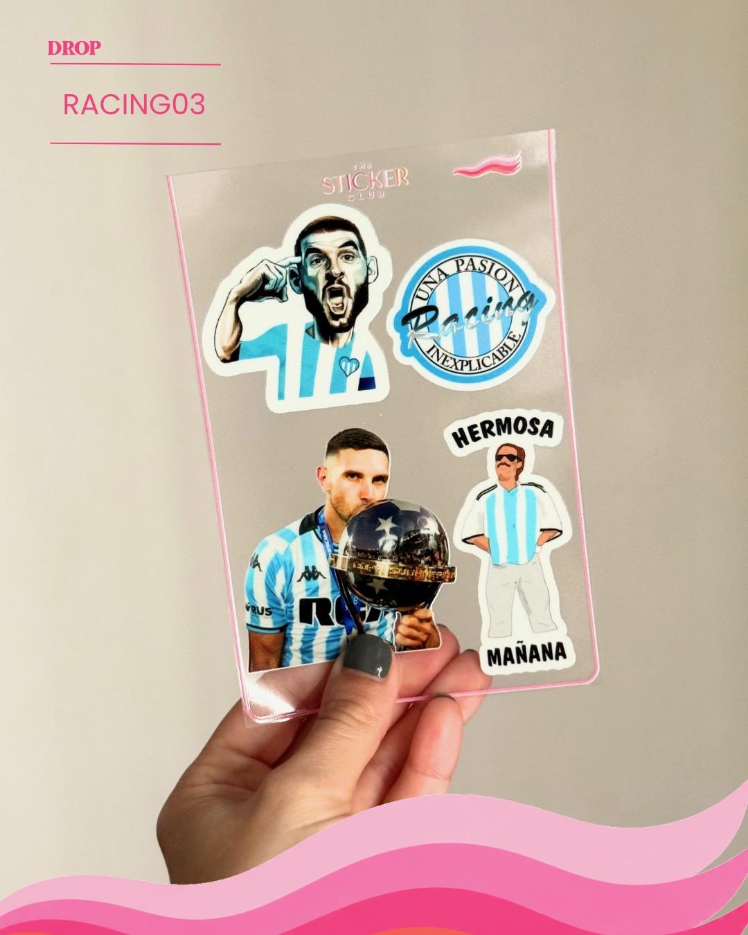 Plancha de stickers RACING03