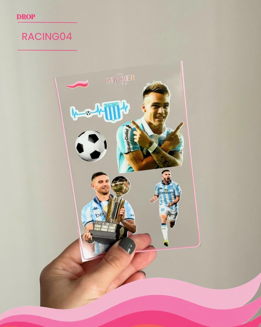 Plancha de stickers RACING04
