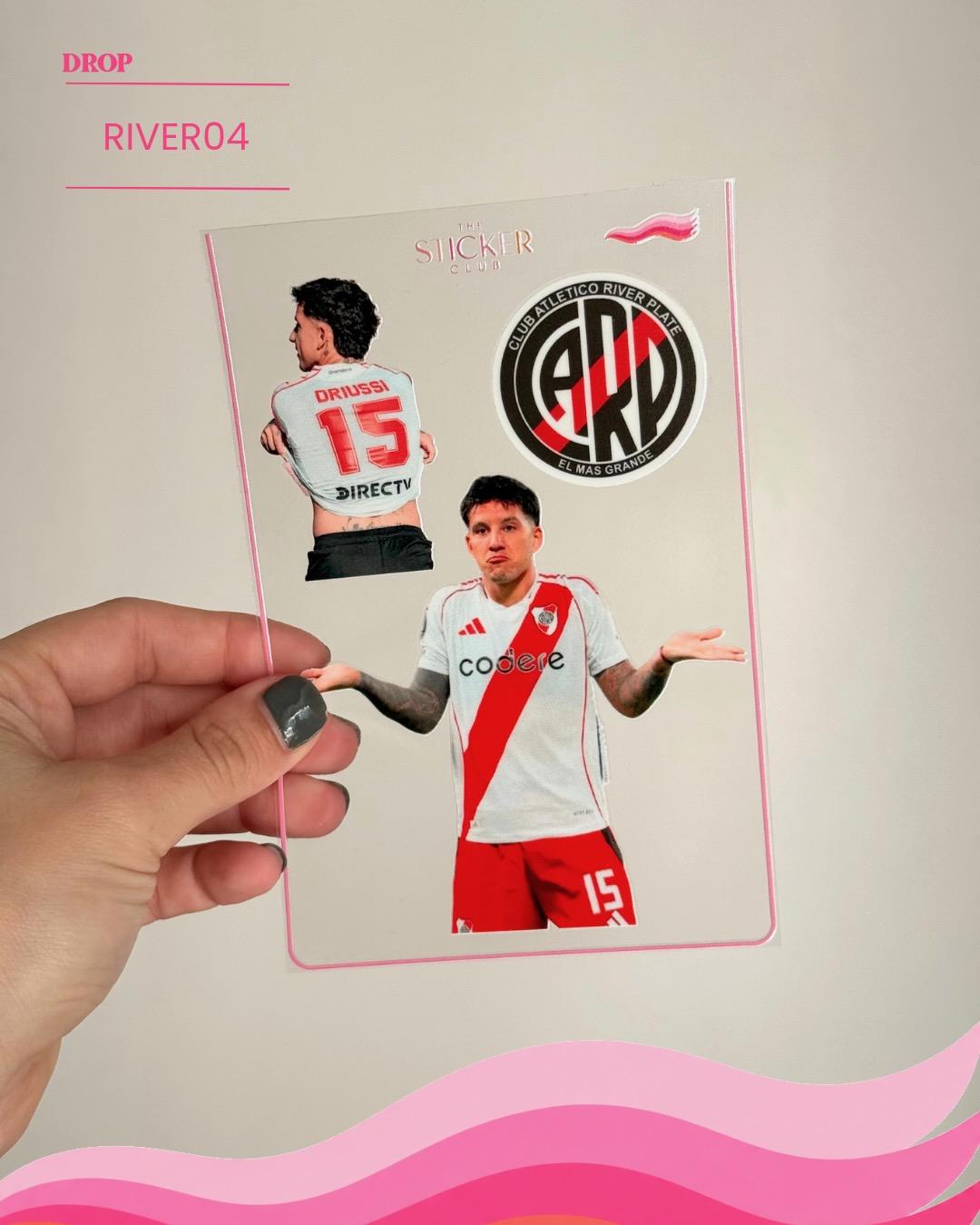 Plancha de stickers RIVER04