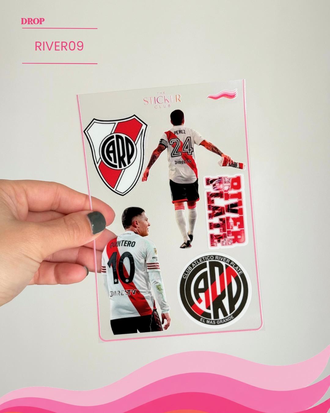 Plancha de stickers RIVER09