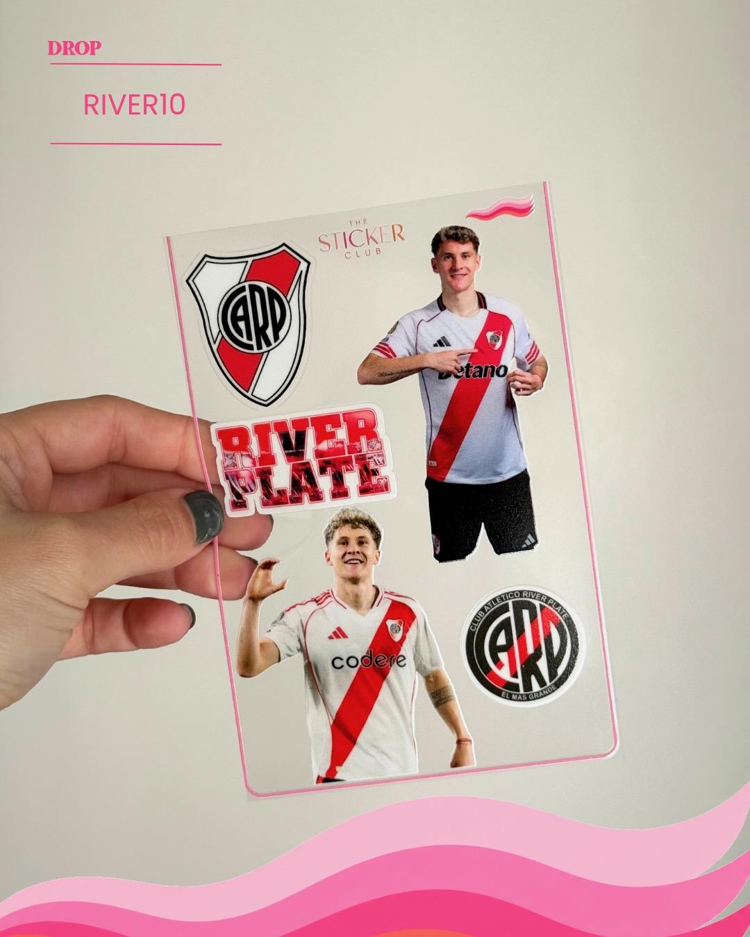 Plancha de stickers RIVER10