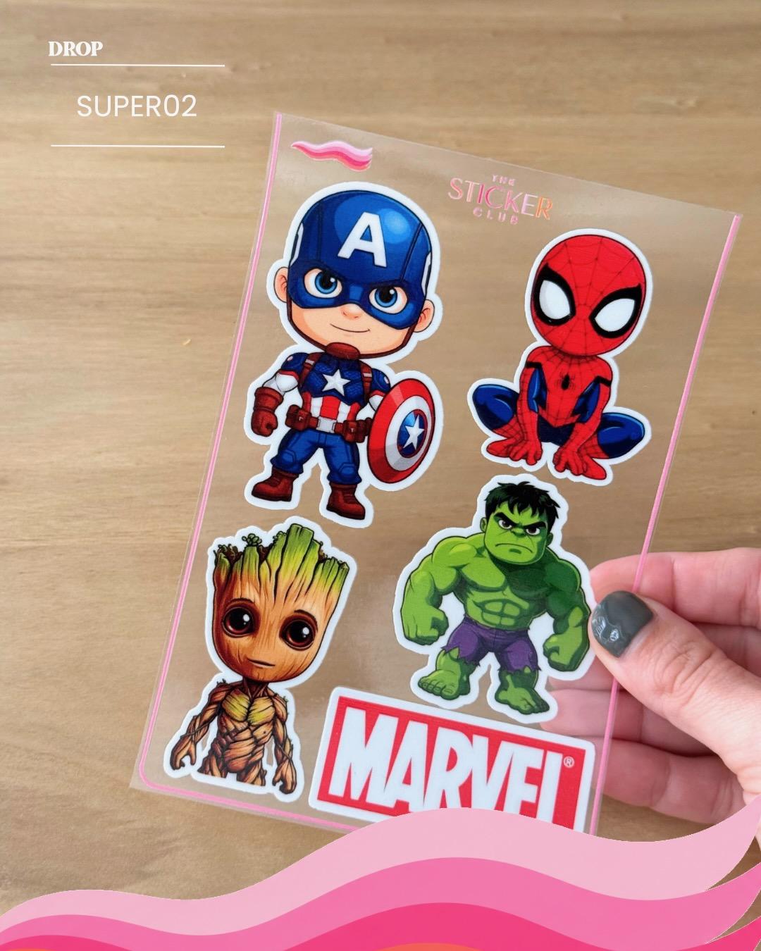 Plancha de stickers SUPER02