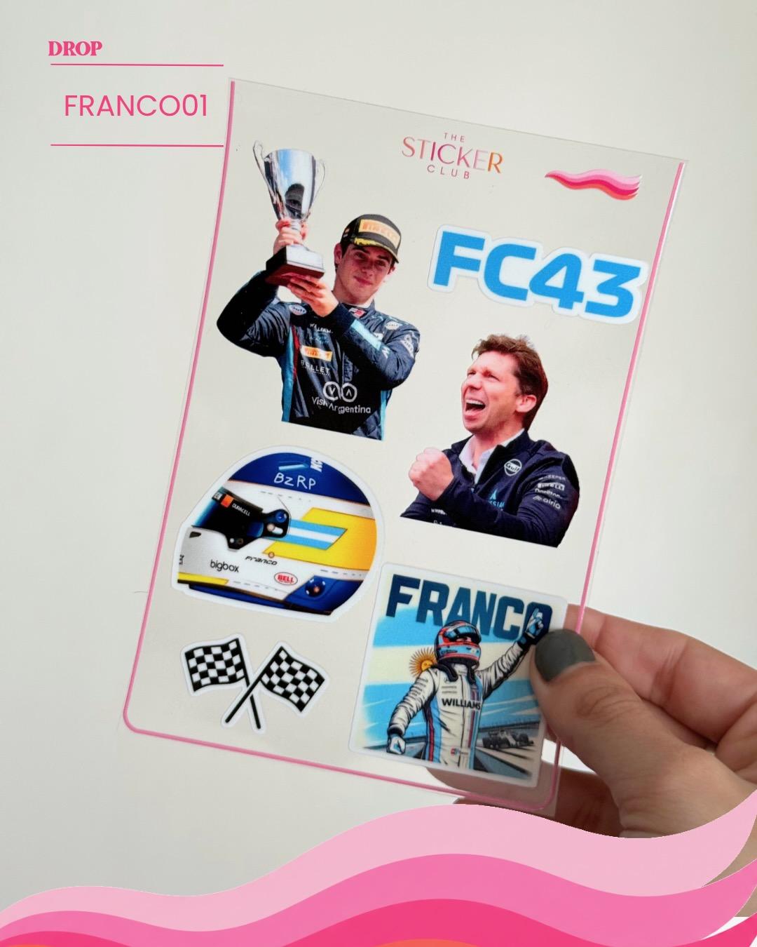 Plancha de stickers FRANCO01