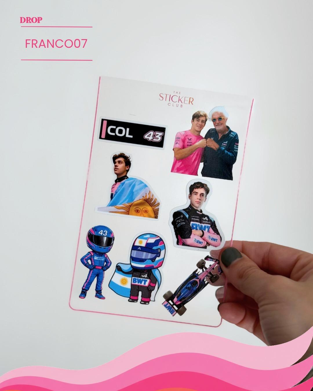 Plancha de stickers FRANCO07