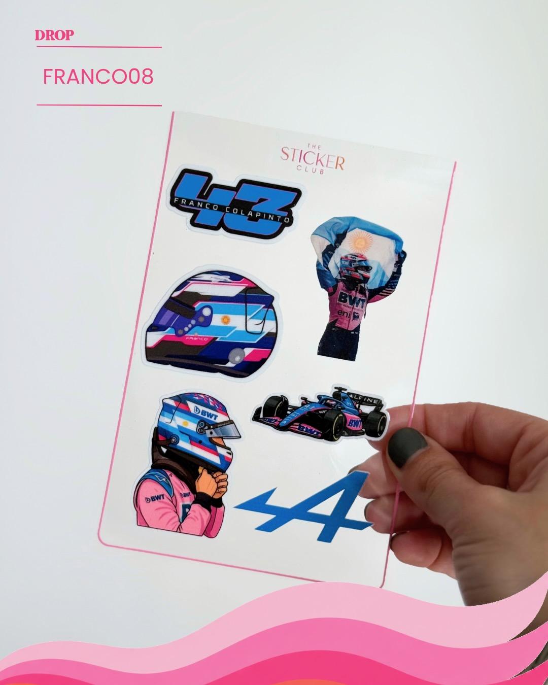 Plancha de stickers FRANCO08