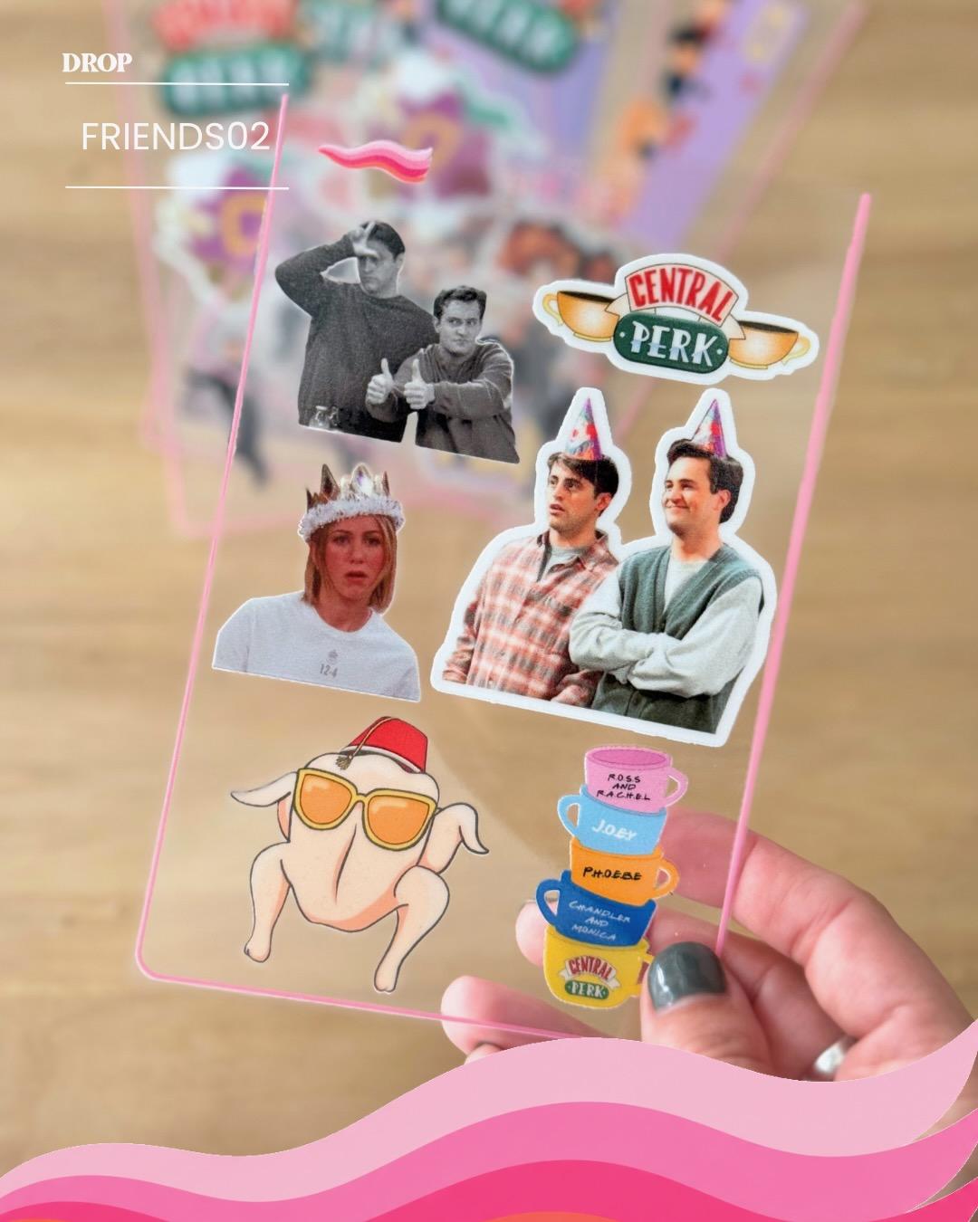 Plancha de stickers FRIENDS02