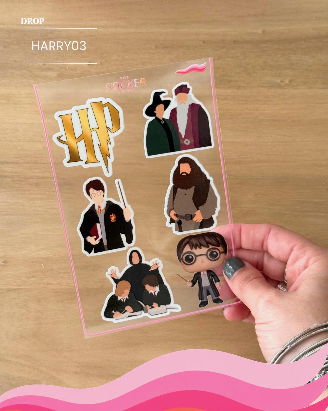 Plancha de stickers HARRY03