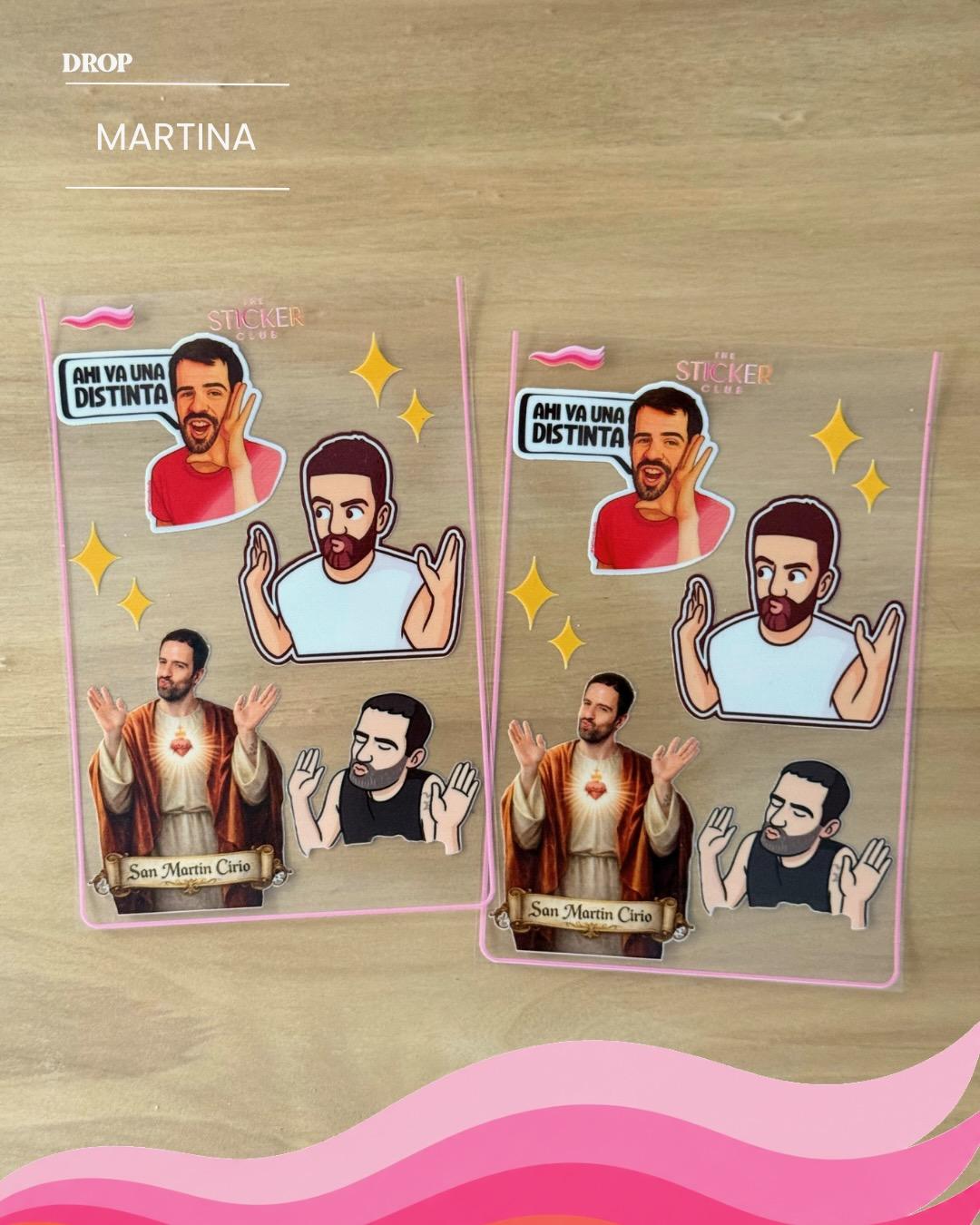 Plancha de stickers MARTINA