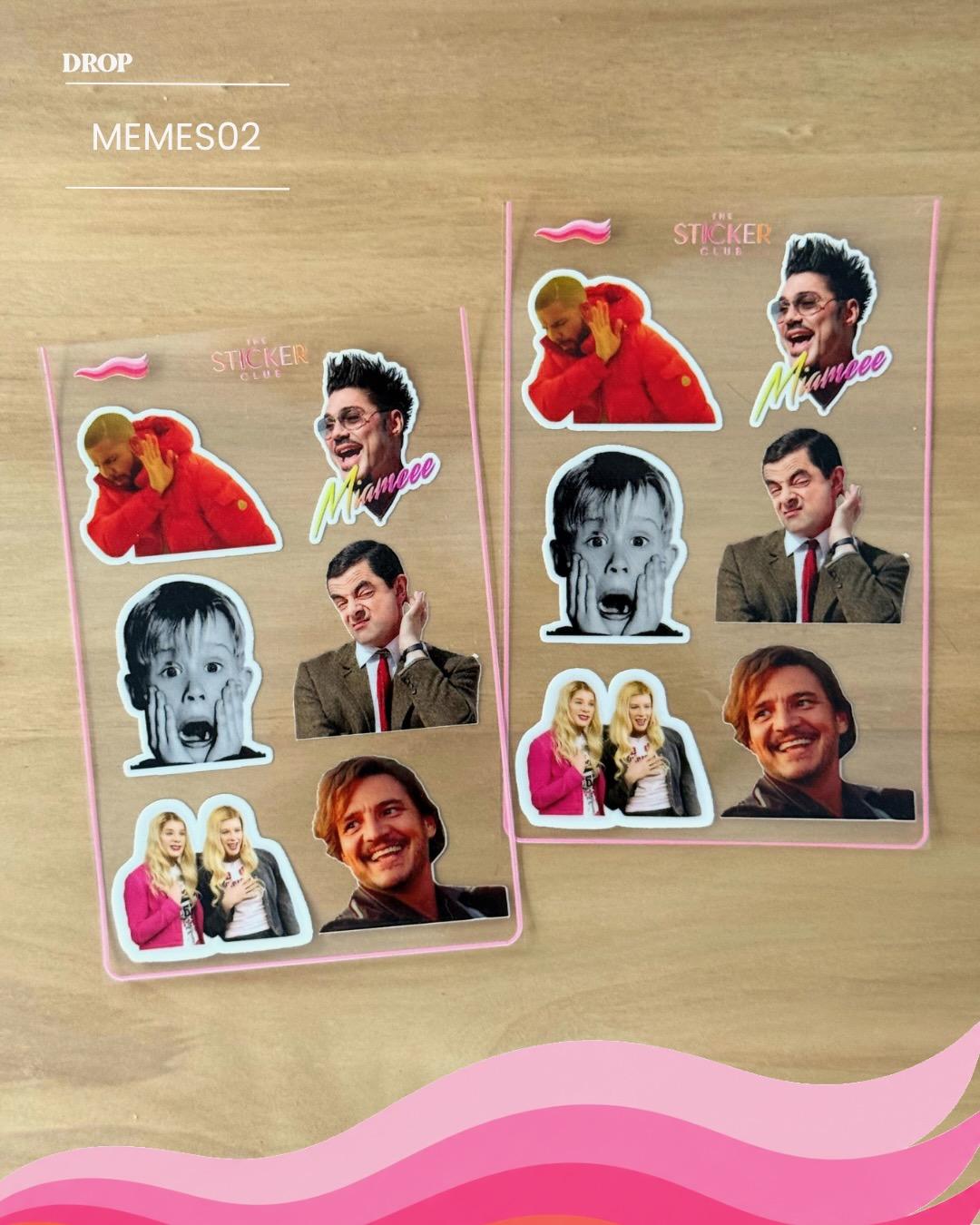 Plancha de stickers MEMES02