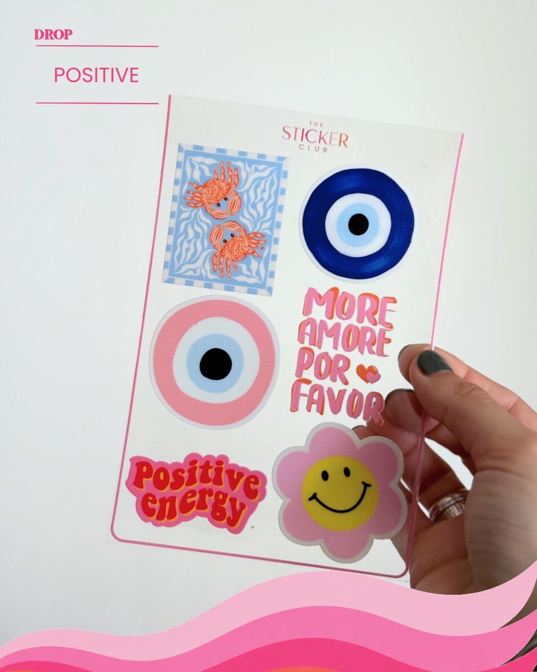 Plancha de stickers POSITIVE