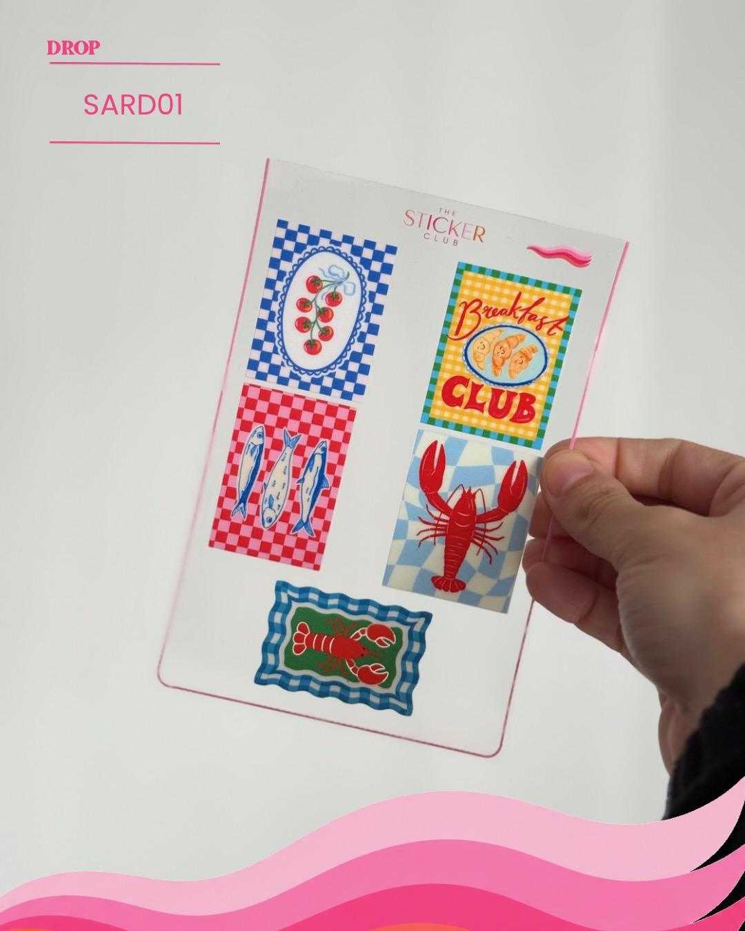 Plancha de stickers SARD01
