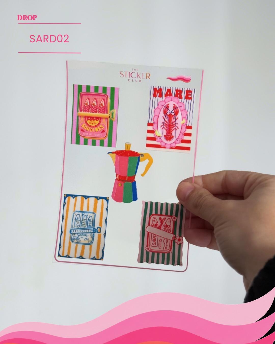 Plancha de stickers SARD02