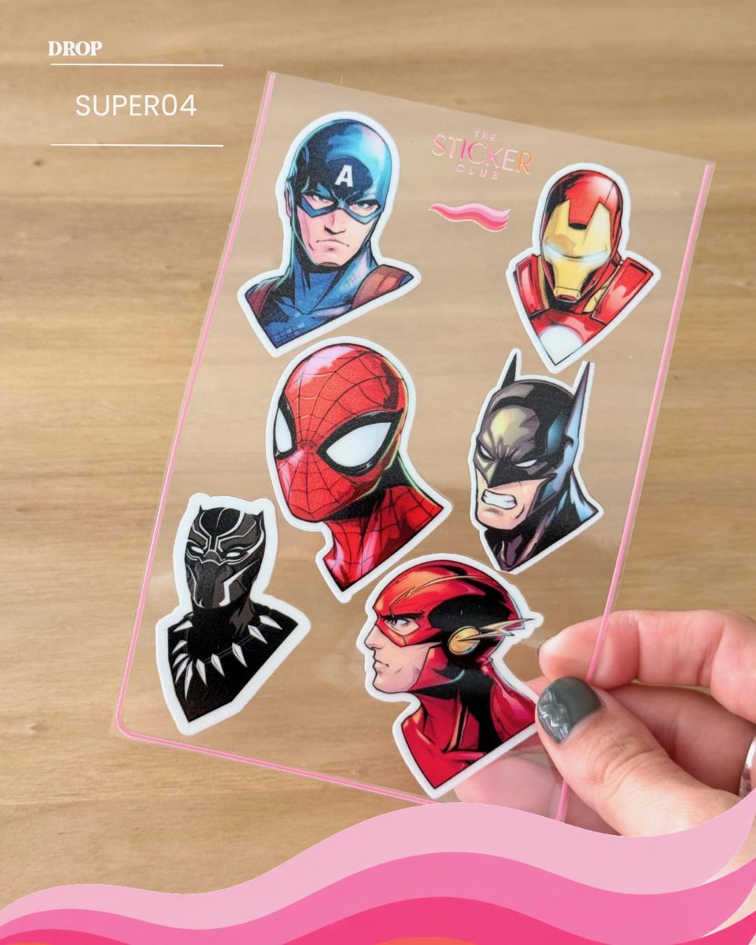 Plancha de stickers SUPER04