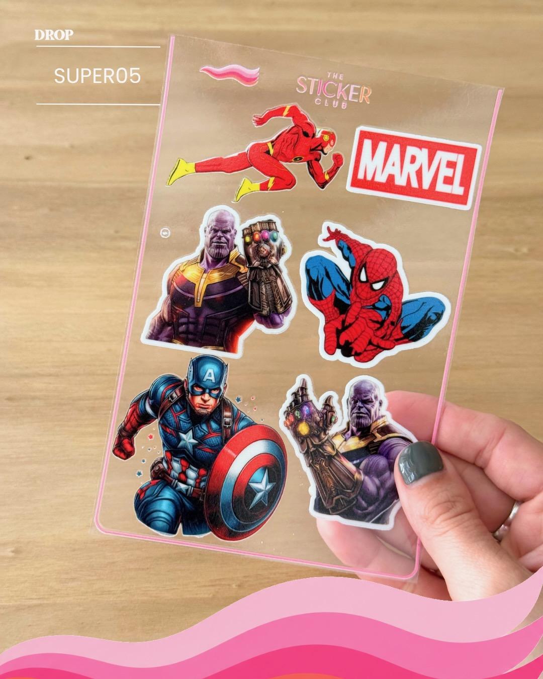 Plancha de stickers SUPER05