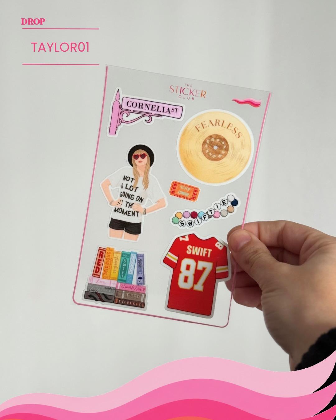 Plancha de stickers TAYLOR01