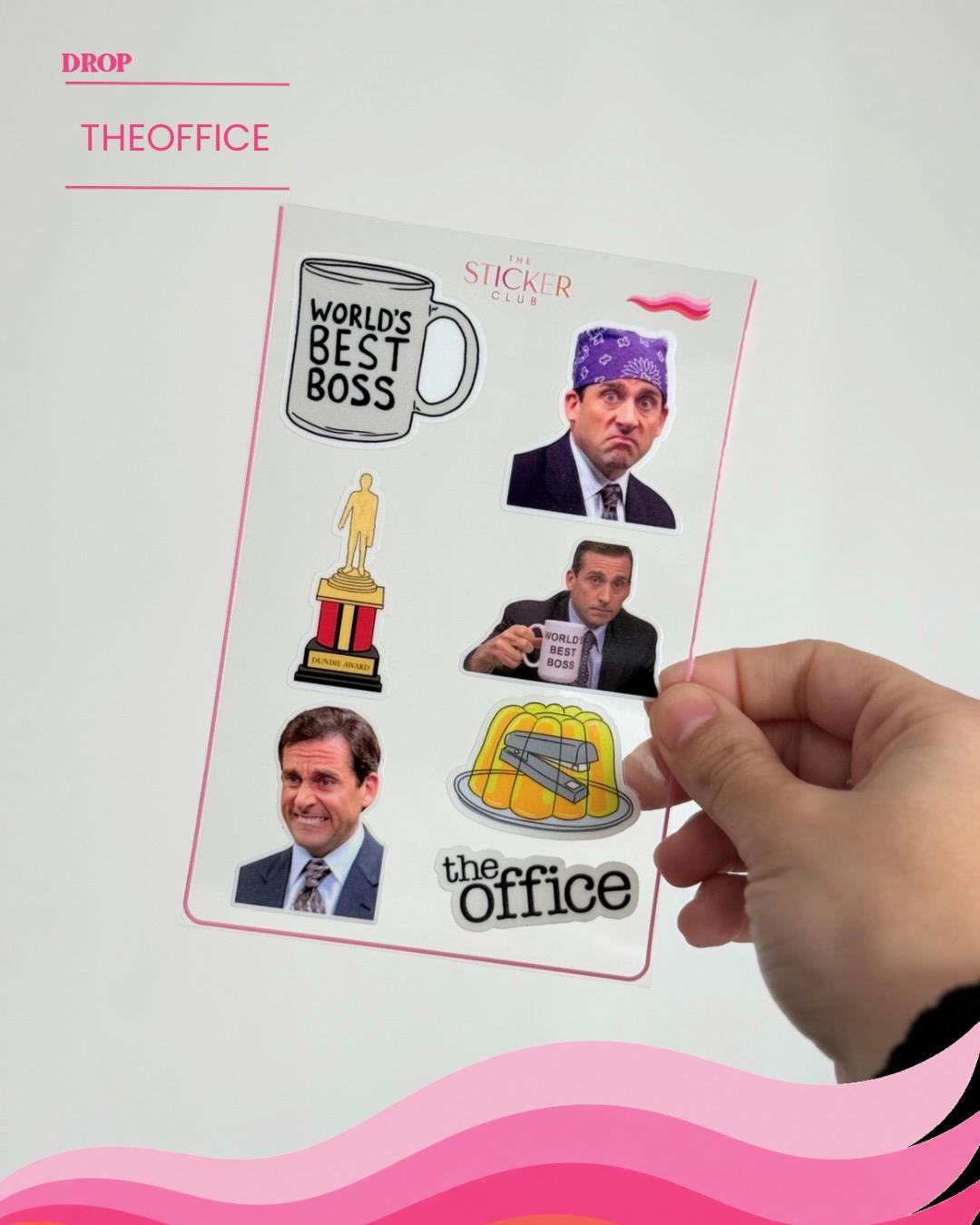 Plancha de stickers THEOFFICE
